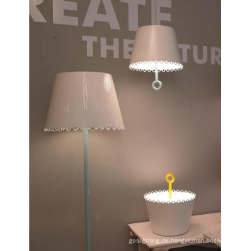 Neue Art-weiße E27 Metall-Tabellen-Lampe modern (MT21158-3-400)